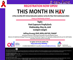 May This Month in HIV: Post Exposure Prophylaxis